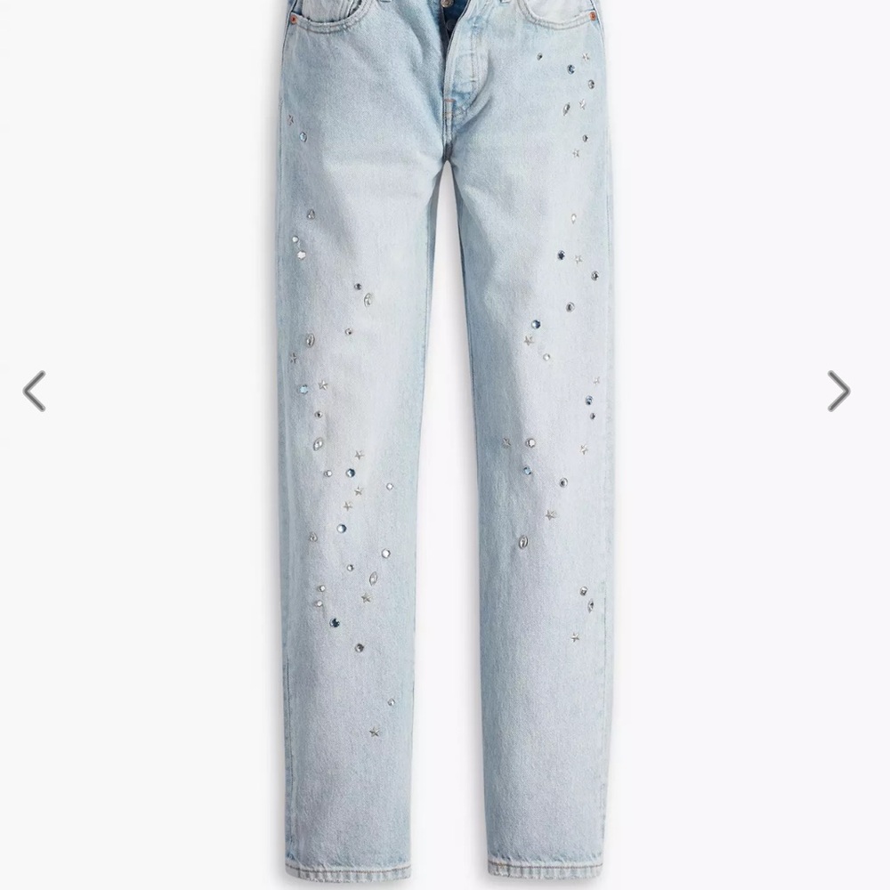 Levi’s 501® ORIGINAL FIT STUDDED WOMEN'S JEANS sz 27